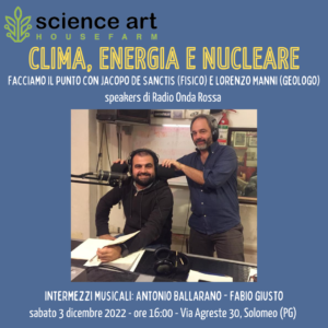 Scopri di più sull'articolo Clima, energia e nucleare | 3 dicembre 2022